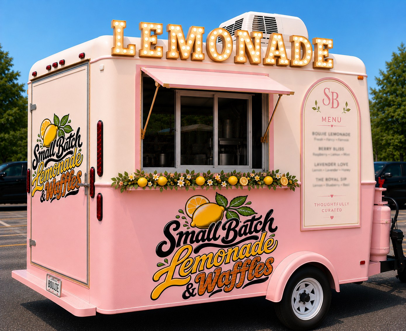 Small Batch lemonade trailer